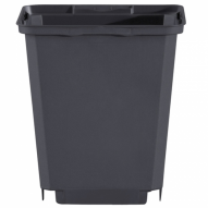 Maceta cuadrada Teku MQD13x13x13 negro