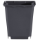 Maceta cuadrada Teku MQD13x13x13 negro