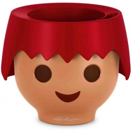 Maceta Cabeza Playmobil Lechuza Colores