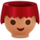 Maceta Cabeza Playmobil Lechuza Colores