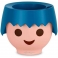 Maceta Cabeza Playmobil Lechuza Colores