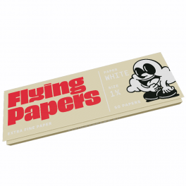 Papel Flying 1 1/4 BLANCO, librillo de 33 papeles
