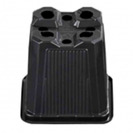 Maceta cuadrada Teku VQF8x8x8 Negro - Caja 3920 uds