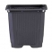 Maceta cuadrada Teku VQF8x8x8 Negro - Caja 3920 uds
