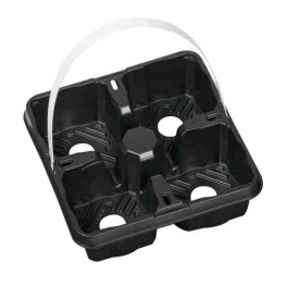 Bandeja transporte/cultivo Teku TP2026-10,5/4 + Asa TG40 Caja de 400 uds