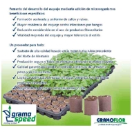 * GramoSpeed 4,0 (40x40mm) Paperpot Spezial +perl +MO en bandeja (535x310x40mm) de 60 alveolos