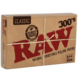 Papel Raw 1 1/4 , librillo de 300 papeles