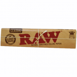 Papel Raw King Size Slim , librillo de 32 papeles