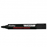 Rotulador Marcador permanente Punta Redonda 1,3mm NEGRO