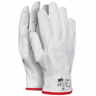 Guantes (par) piel flor Vacuno Blanco Talla 9
