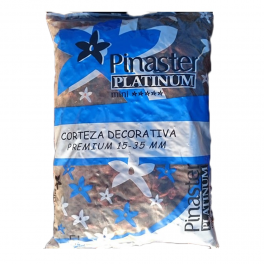Corteza decorativa 10-25 mm Platinum saco 5L Pinaster