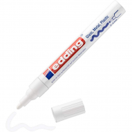 Rotulador Marcador permanente Edding Punta Redonda 2mm BLANCO