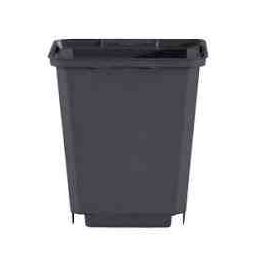 Maceta TEKU cuadrada Inyectada MQD 9x9x9,5 Negro UNIDAD (caja 880 un)